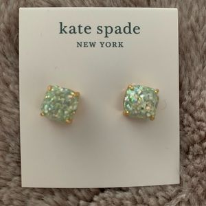 KATE SPADE / Glitter Stud Earrings in Opal Glitter (NWT) ♥️